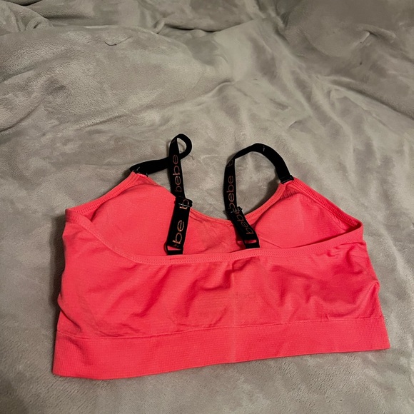 bebe Vibrant Pink Sports Bra - Picture 3 of 4